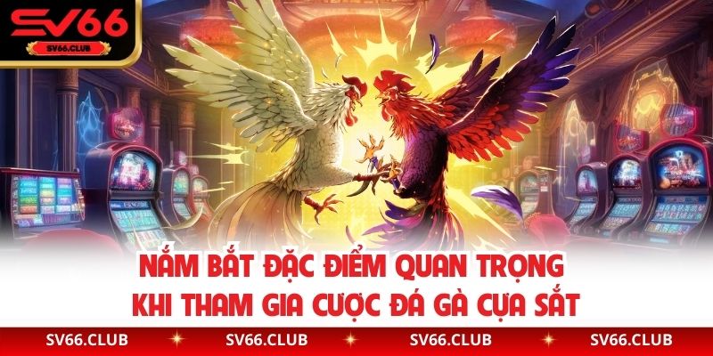 Nắm bắt đặc điểm quan trọng khi tham gia cược đá gà cựa sắt